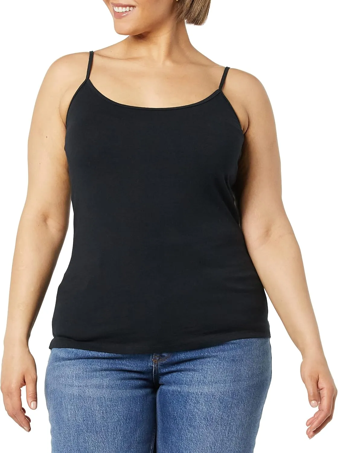 Amazon Essentials Women's Slim-Fit Camisole - Discontinued Colors, Pack of 4