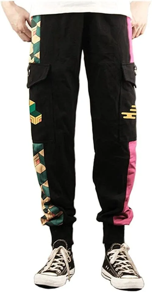 Anime Sweatpants Tanjirou Cargo Jogger Pants Autumn and Winter Giyuu Trousers Casual Sport Pants