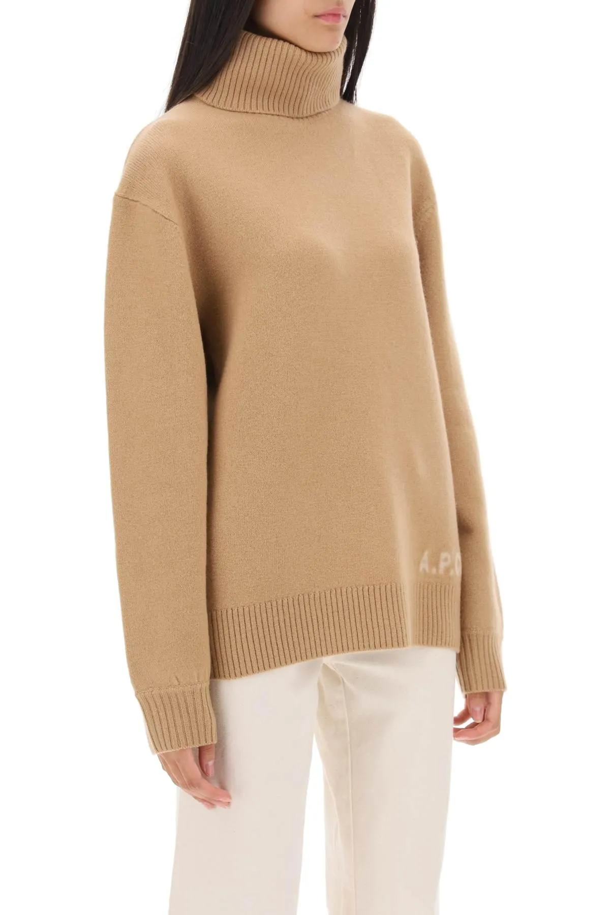 A.P.C. 'Walter' Virgin Wool Turtleneck Sweater