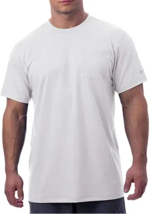 Arctic Cool Mens Crew Neck Instant Cooling Pocket Workwear Moisture Wicking Performance UPF 50  Short Sleeve Shirt