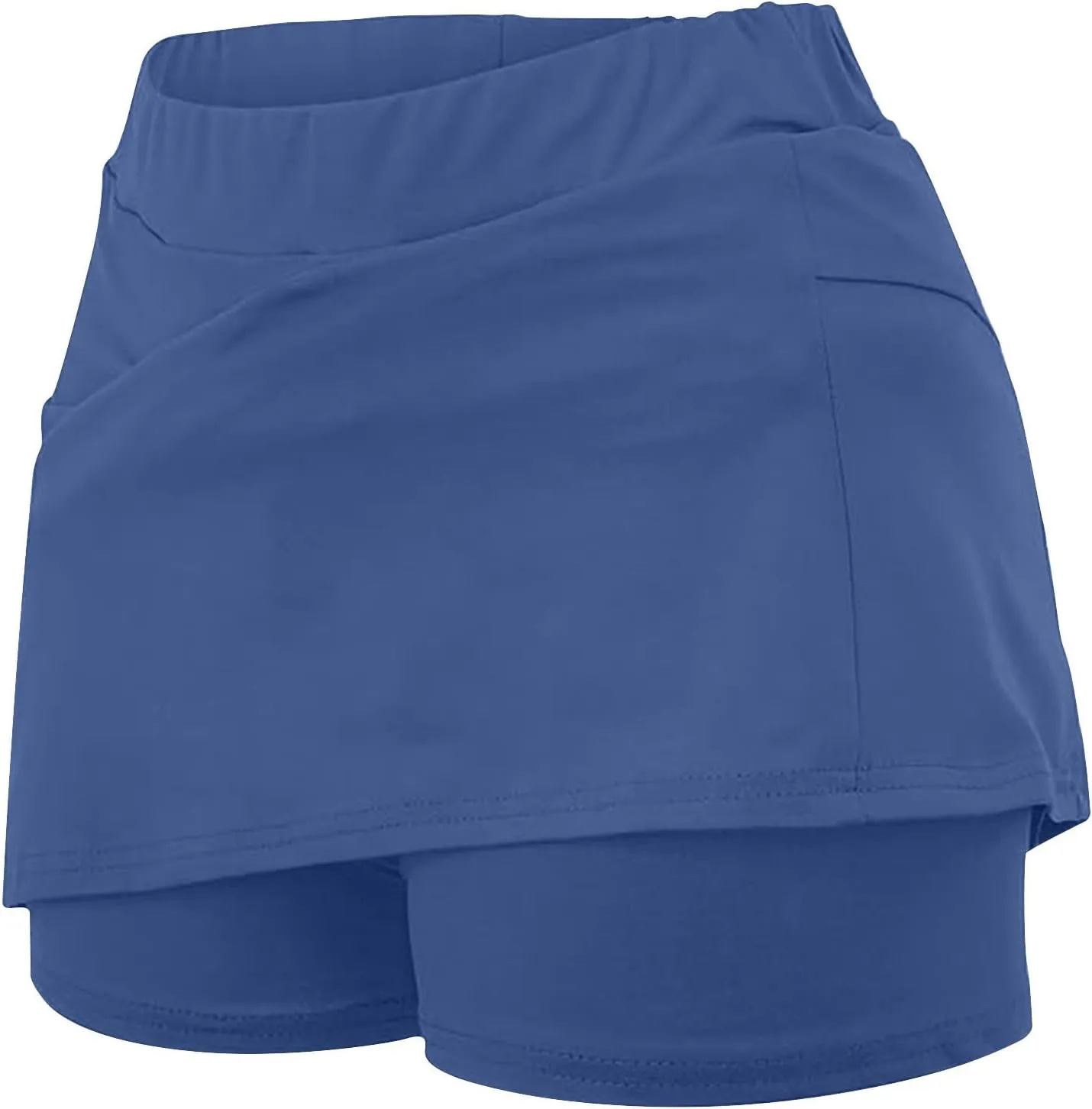 Athletic Skorts for Women Solid Casual High Waisted Tennis Skirts Cute Workout Yoga Skater Hiking A Line Mini Skirt