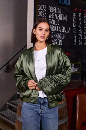 BARRY MADE Savannah Bomber Jacket olive saphire