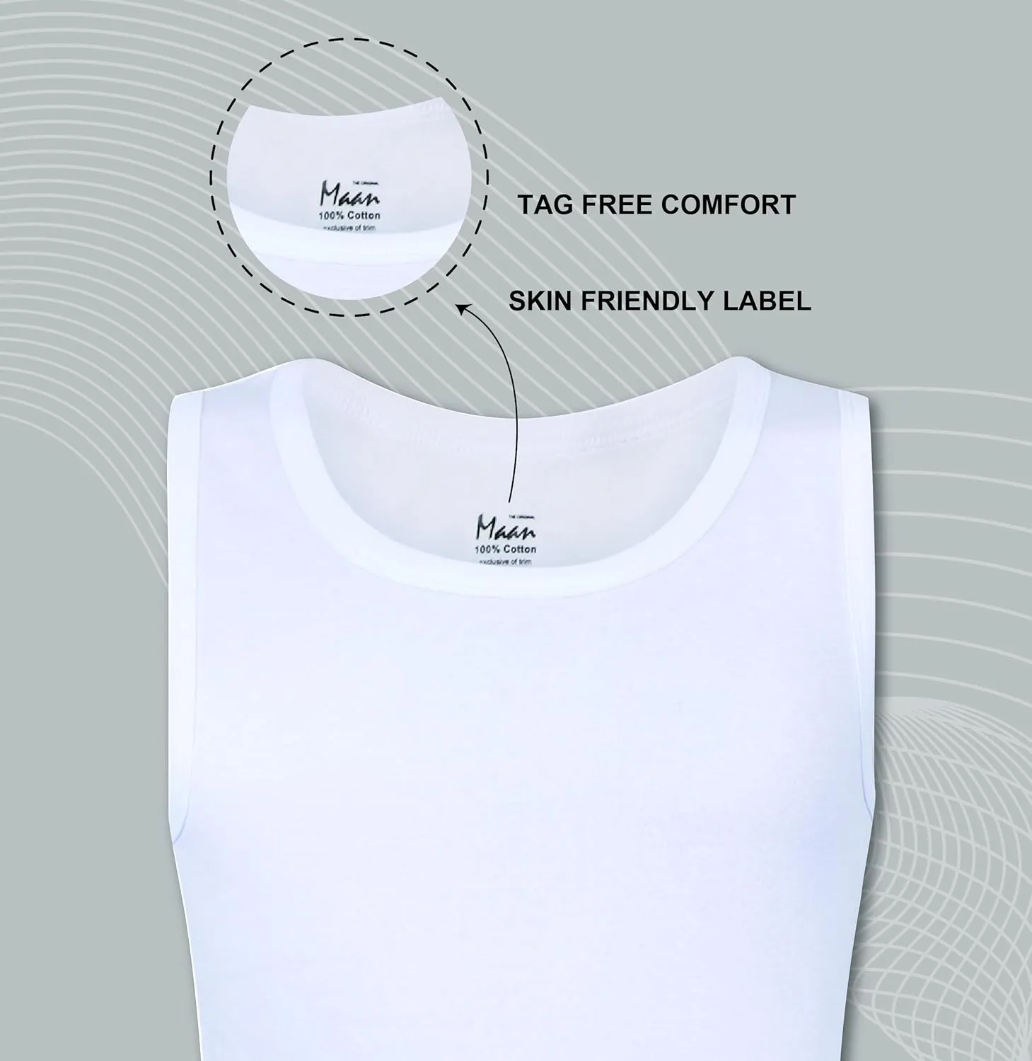 Buyless Fashion Mens Tagless T-Shirt Soft Cotton Crew Neck and V-Neck Undershirts (3 Pack)