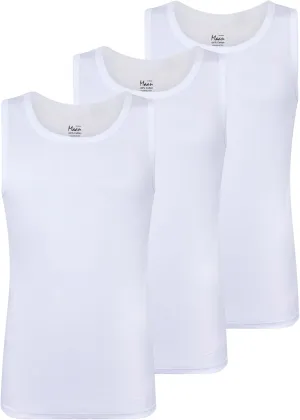 Buyless Fashion Mens Tagless T-Shirt Soft Cotton Crew Neck and V-Neck Undershirts (3 Pack)