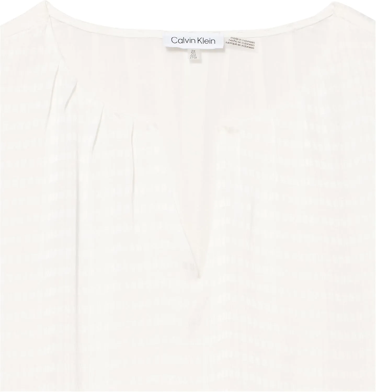 Calvin Klein Women's Top Short Sleeve Blouse
