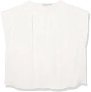 Calvin Klein Women's Top Short Sleeve Blouse