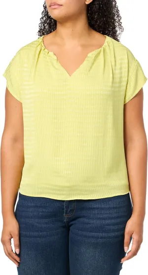 Calvin Klein Women's Top Short Sleeve Blouse