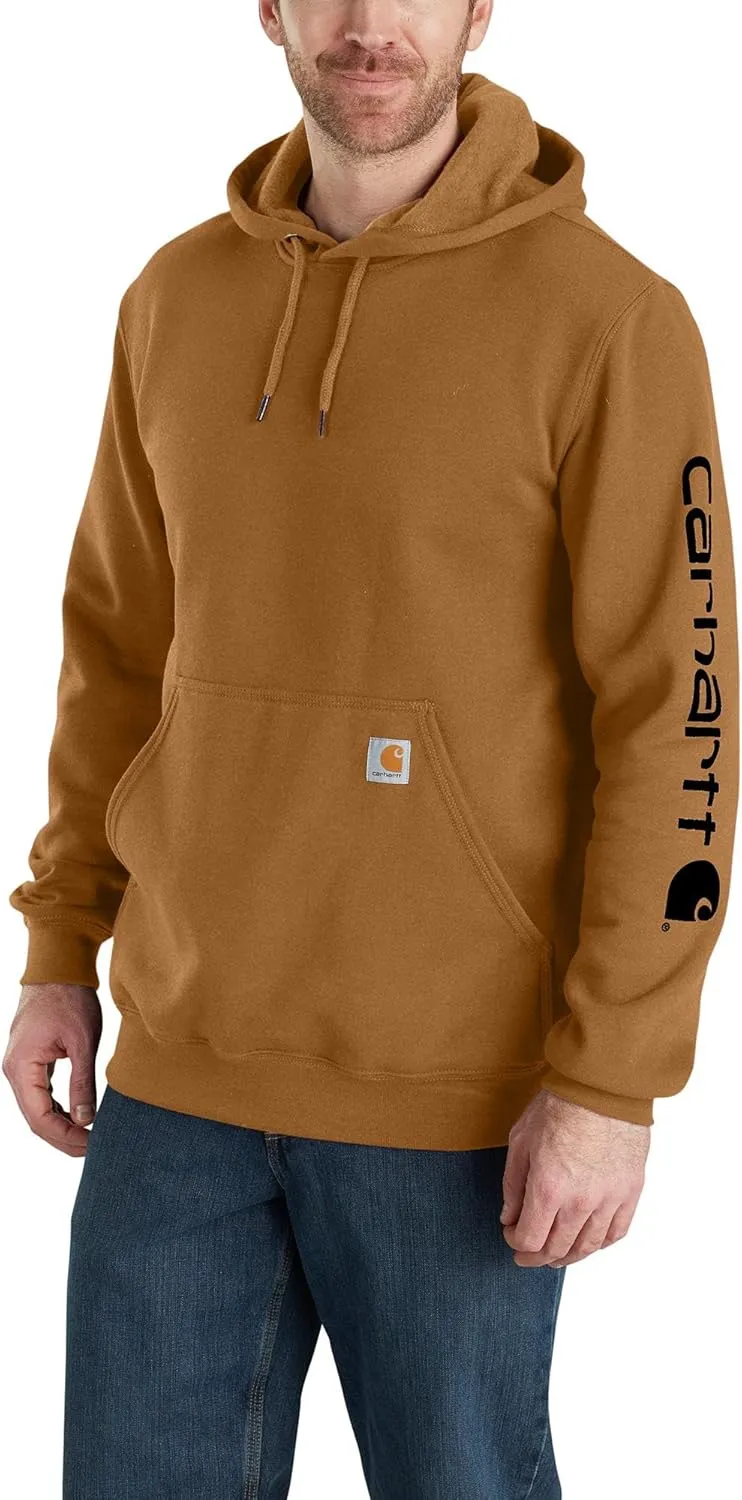Carhartt Men's K288 Loose Fit Midweight Logo Sleeve Graphic Sweatshirt