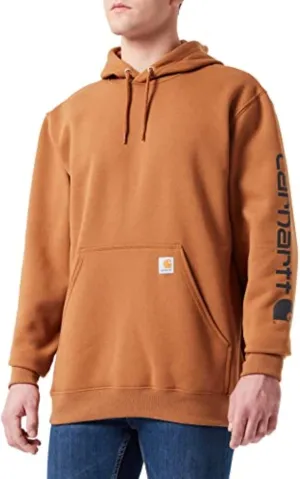 Carhartt Men's K288 Loose Fit Midweight Logo Sleeve Graphic Sweatshirt