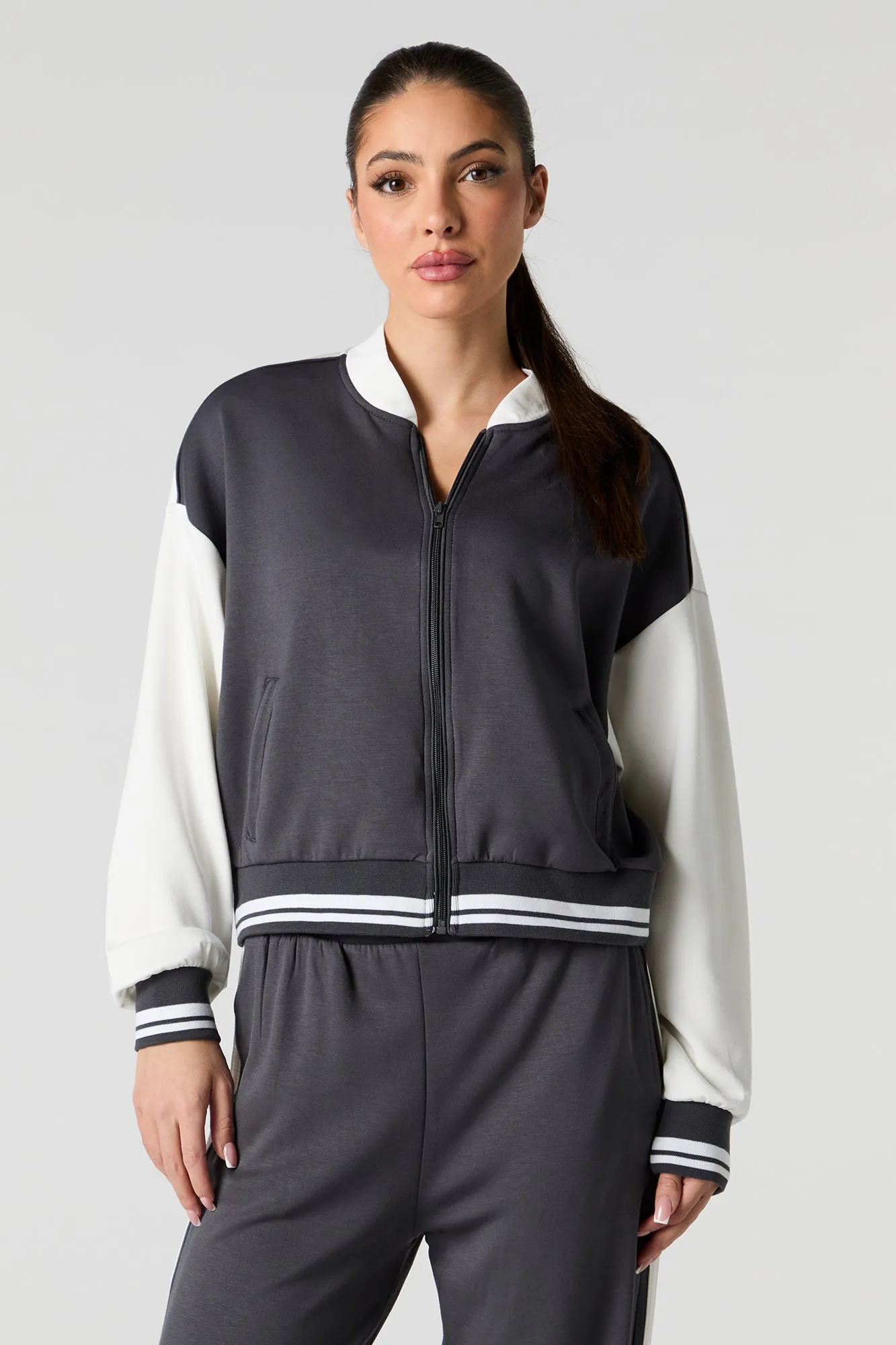 Colourblock Varsity Jacket
