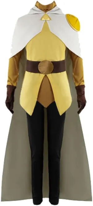 CosplayDiy Men's The Owl House Hunter Cosplay Costume The Golden Guard Costume Cloak Outfit
