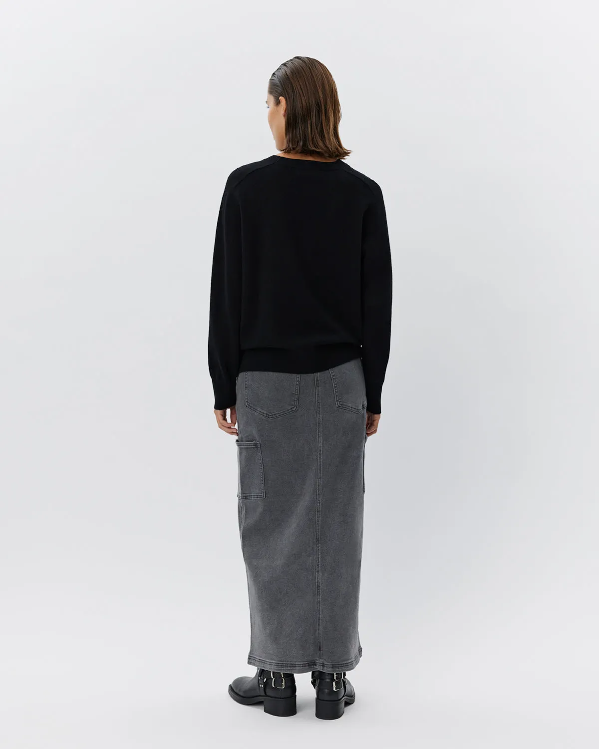 DELIASW KNIT - Black