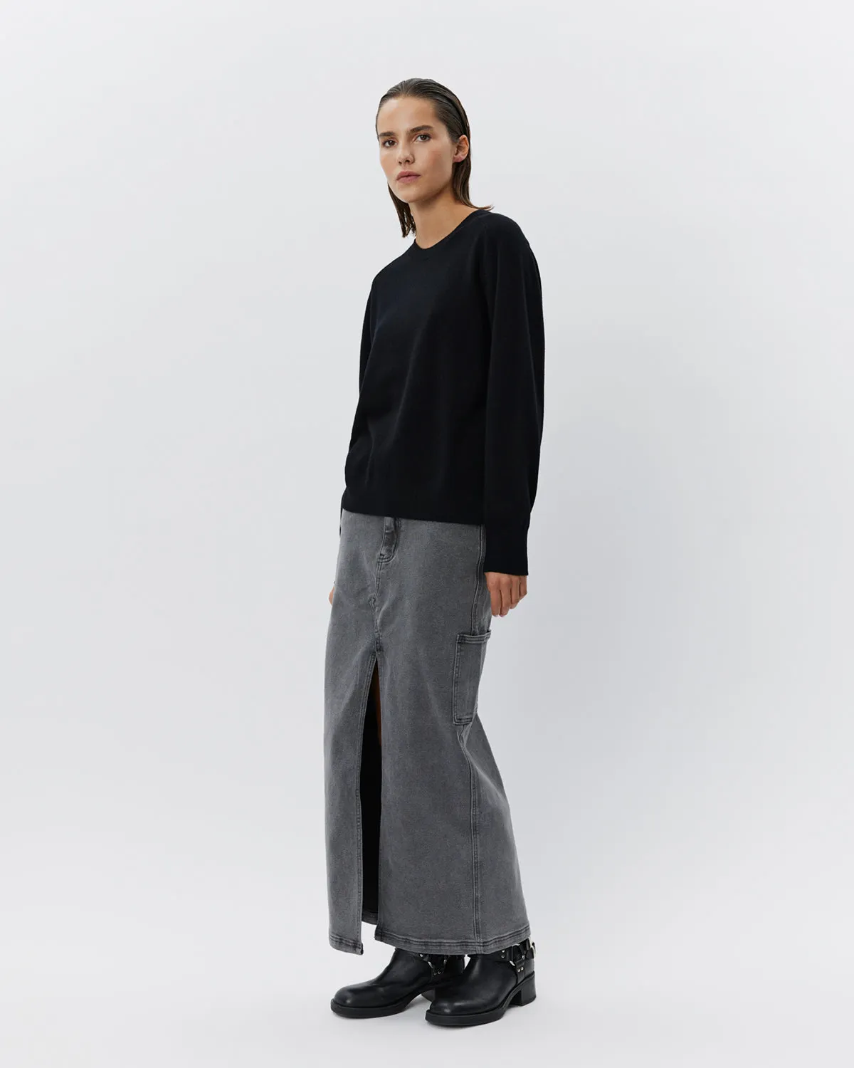 DELIASW KNIT - Black