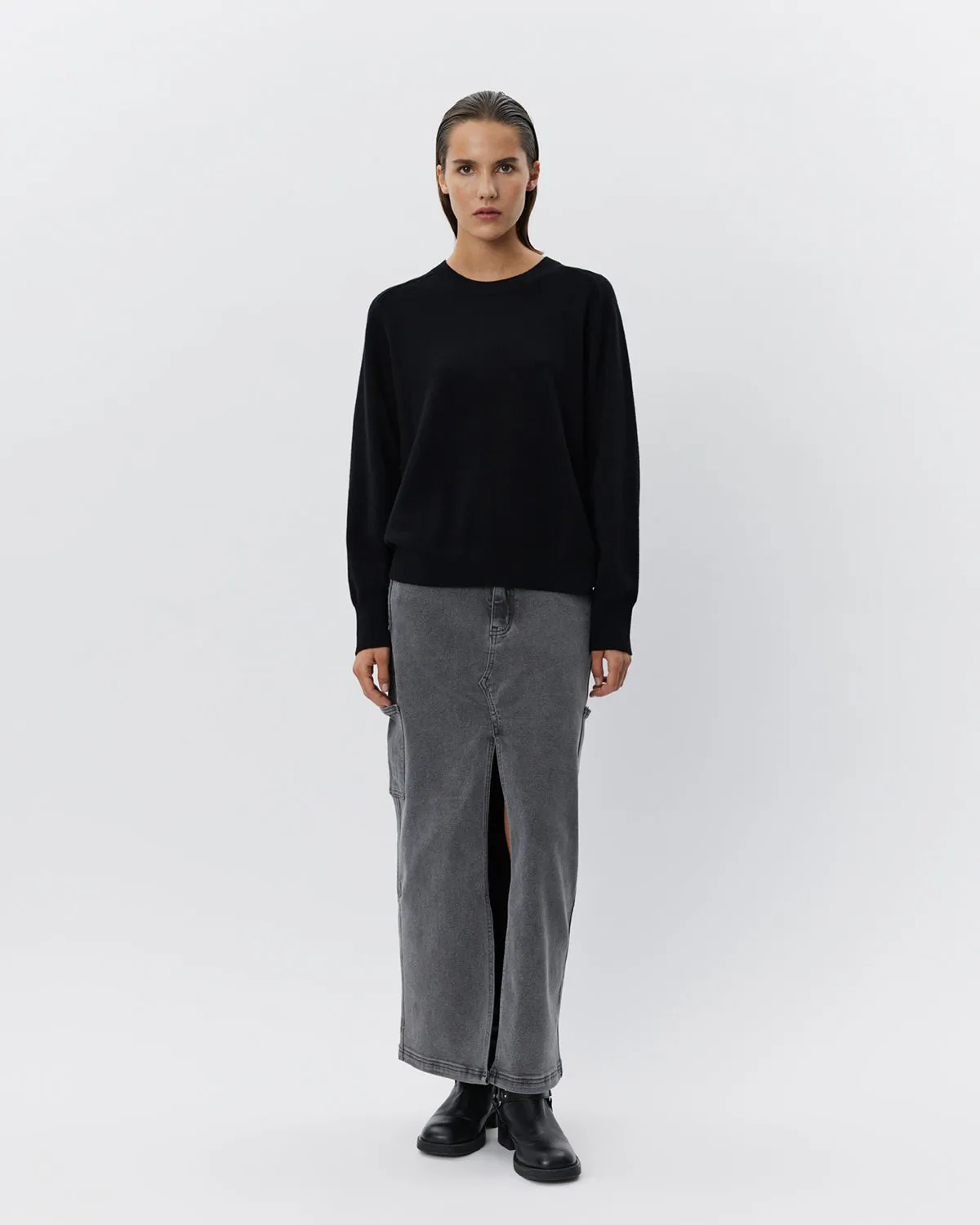 DELIASW KNIT - Black