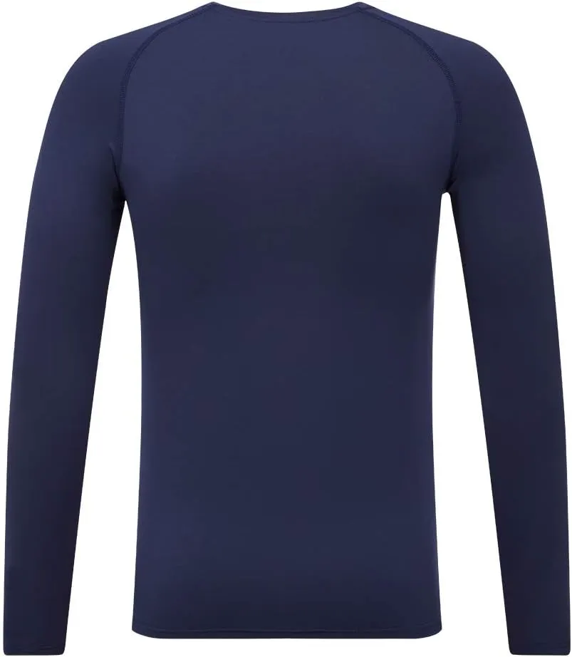 DEVOROPA Youth Boys Compression Shirt Long Sleeve Football Baseball Undershirt Quick Dry Kids Sports Baselayer Crewneck