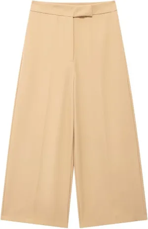 Dressy Loose Fit Pants for Women High Waist Work Office Palazzo Pants Summer Casual Wide Leg Trousers with Pockets