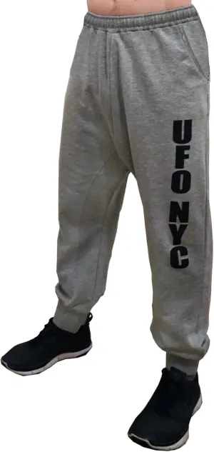 Harem Pant with Saddle in French Terry Knit Fabric Mens