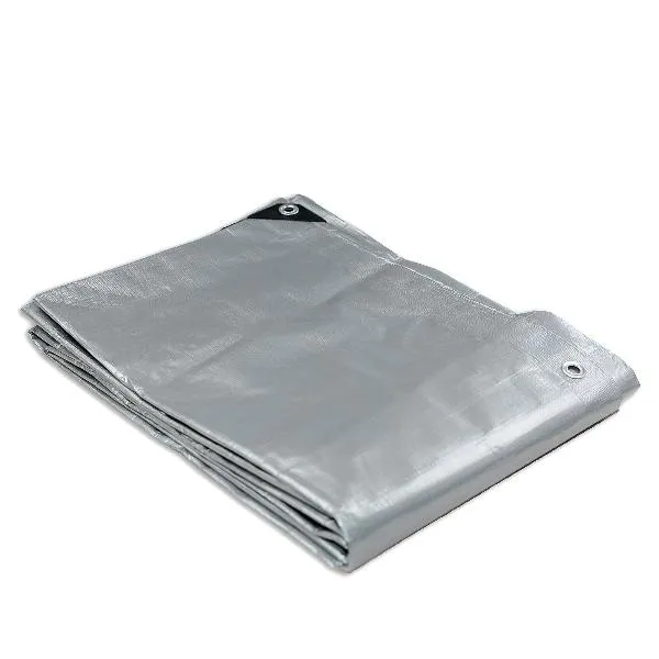 Heavy Duty Silver Tarp Tarpaulin 3.6m x 4.9m