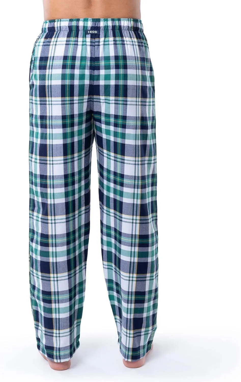 IZOD Men's Poly-rayon Yarn-dye Woven Sleep Pant Pajama Bottom