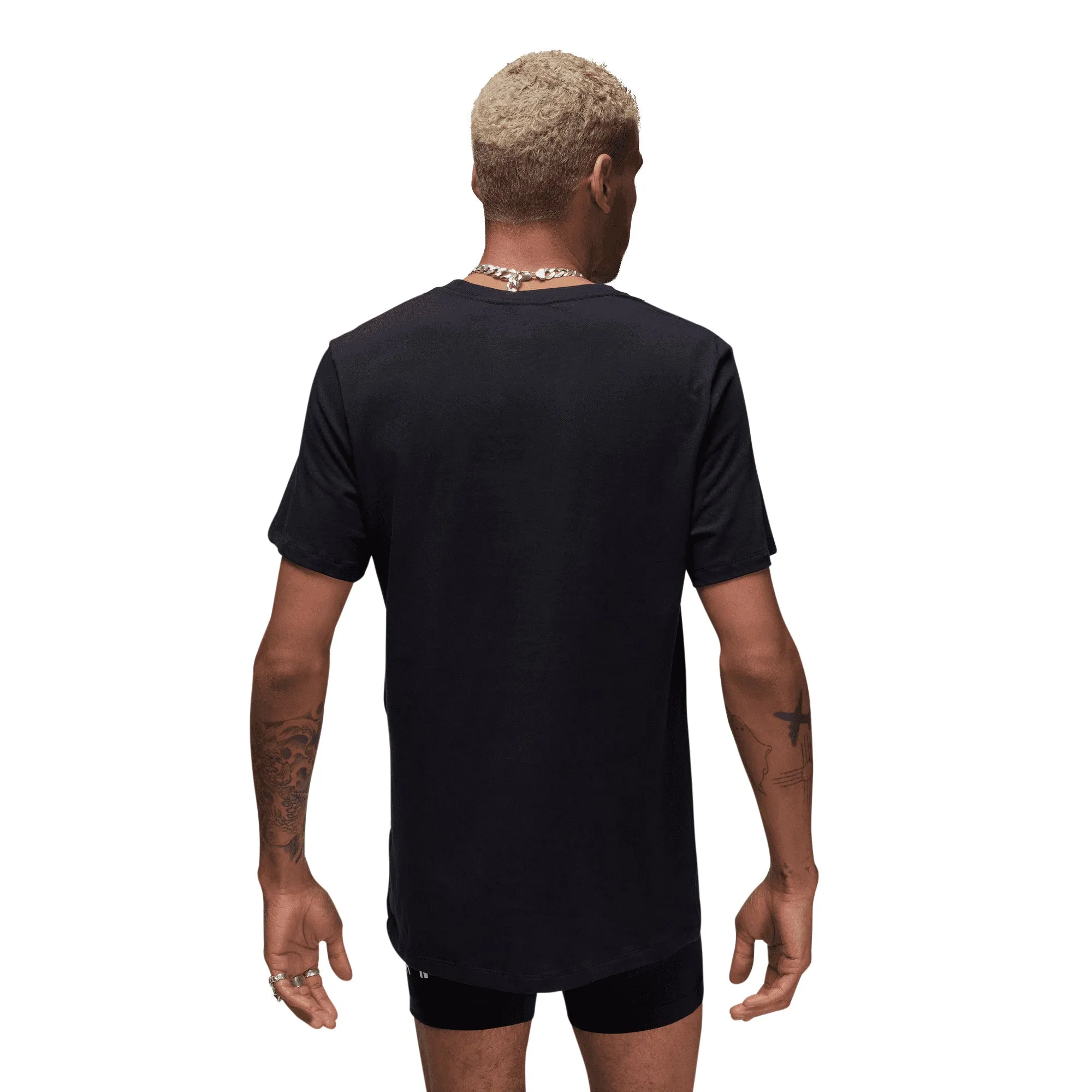 Jordan Flight Cotton Stretch Crew Neck Undershirt 2 Pack (Big Kids)