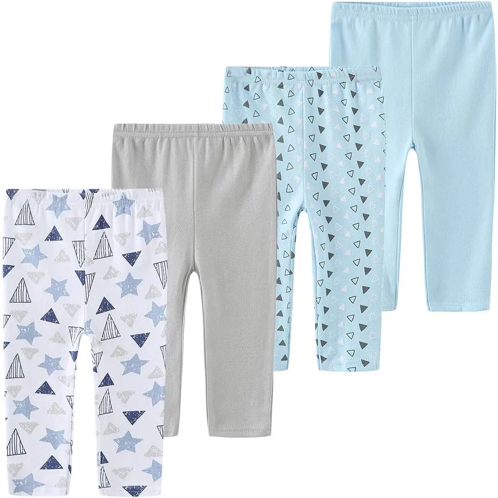 Kiddiezoom Baby Warmer Pants Lovely Boys Girls Solid Pant Trousers Leggings 0-24Month
