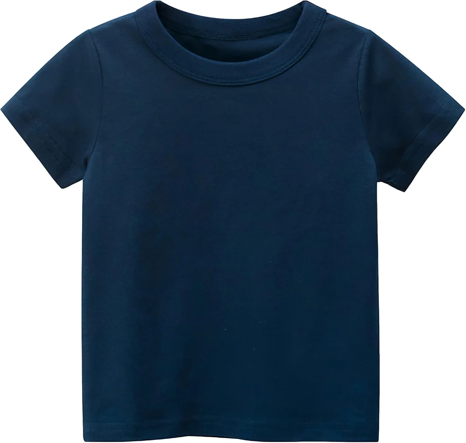Kids Boys 3 Pack T-Shirt Cotton Tee Short Sleeve Crewneck Top Undershirts 1-8 Years