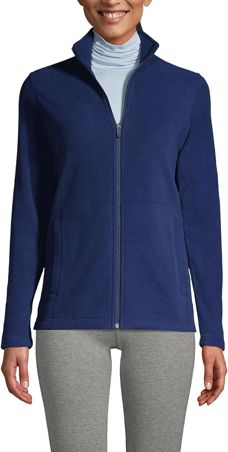 Lands' End Women's Anyweather Fleece Full Zip Jacket