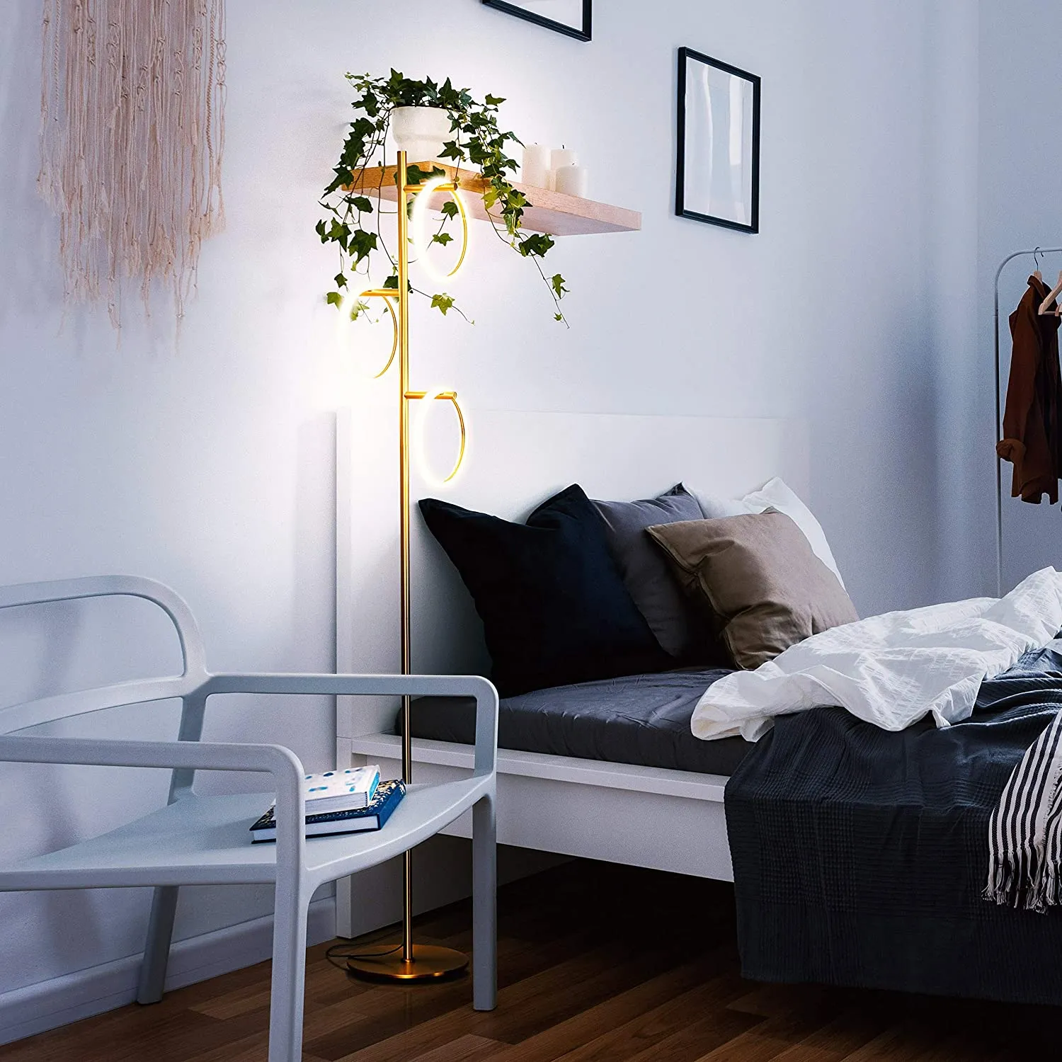 LED Tree Floor Lamp - Unique Design Matches Modern
