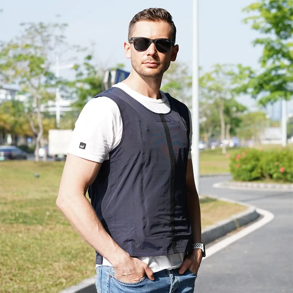 Lightweight Cooling Summer Vest, Fishing Vest, Ice Bag, Fishing Outdoor Labor Insurance, Heat Insulation Work Clothes