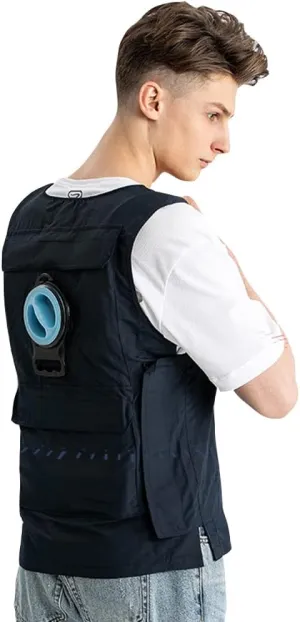 Lightweight Cooling Summer Vest, Fishing Vest, Ice Bag, Fishing Outdoor Labor Insurance, Heat Insulation Work Clothes
