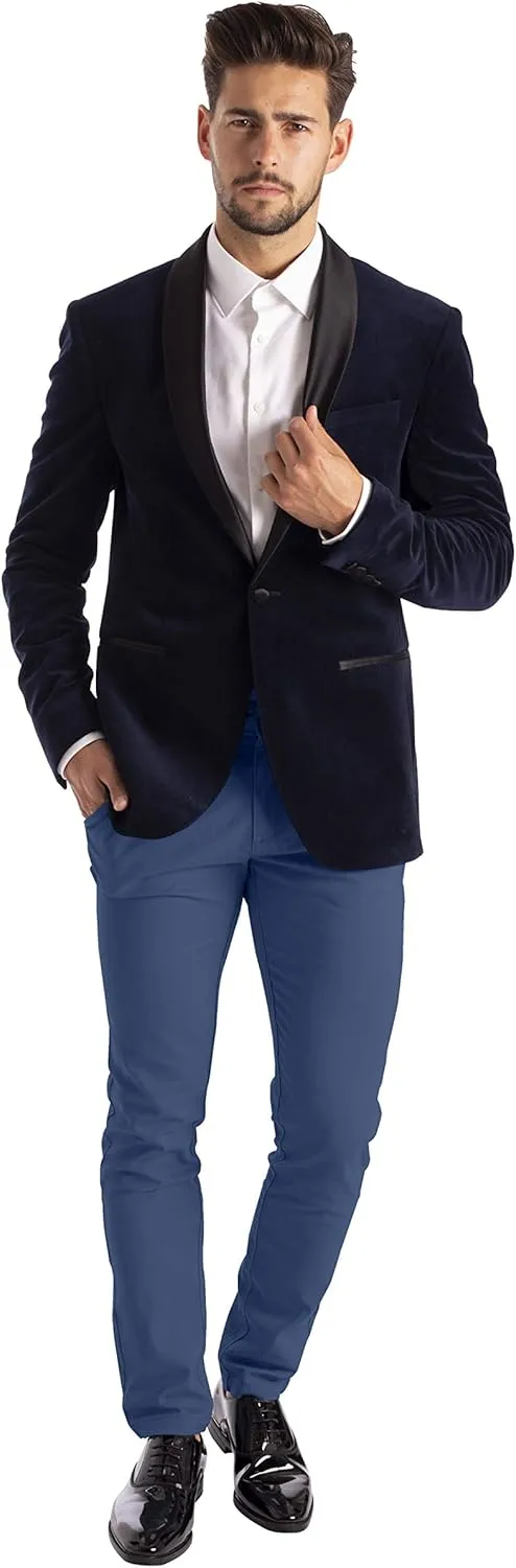 Mens Chino Pants Slim Fit Casual Classic Flat Front Stretch Flex Cotton Chino Khaki Pants Sizes 30W-40W