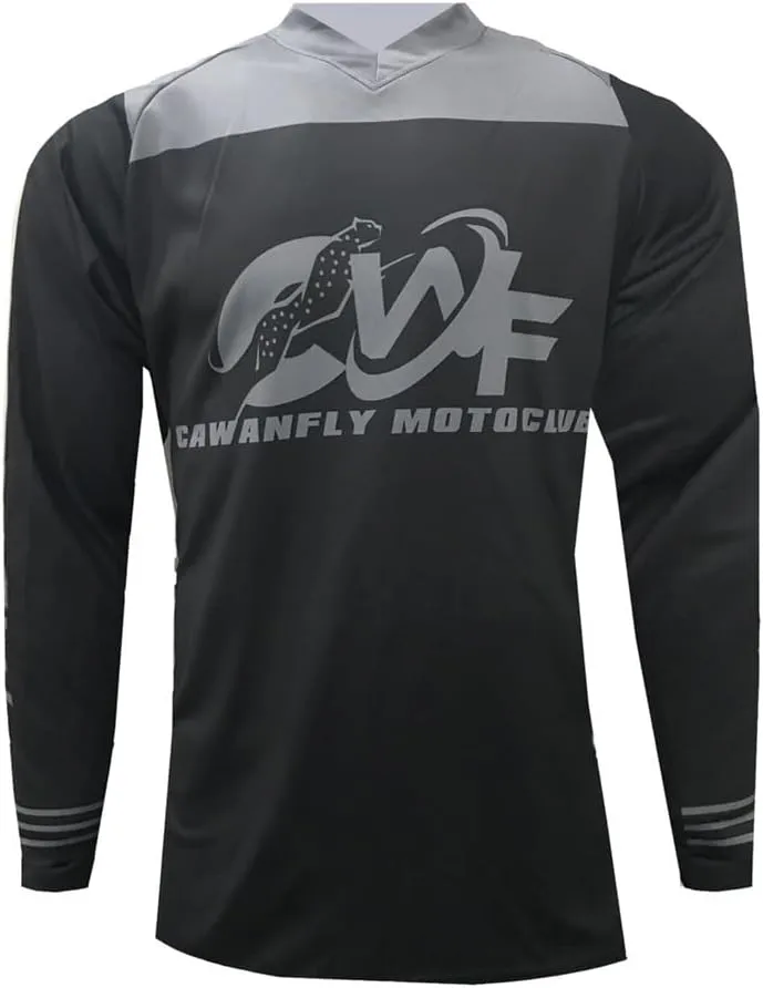 Men's Motocross Jersey Long Sleeve Quick Dry Shirt Men Mountain Bike Jersey Downhill Riding Racing Clothing Tops