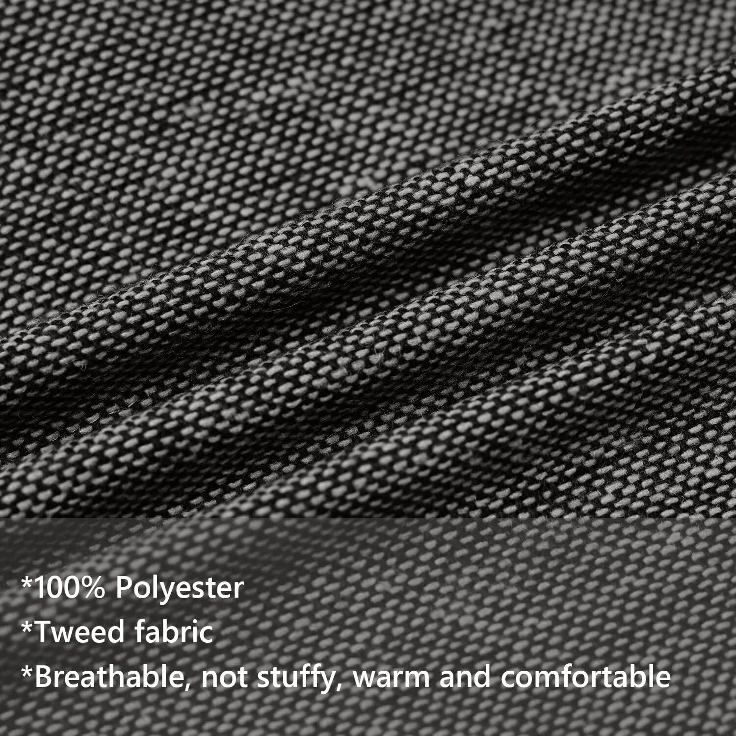 Mens Slim Fit Suit 2 Piece Tweed Suit for Men One Button Formal Wedding Prom Tuxedo Suits Jacket Pants Set