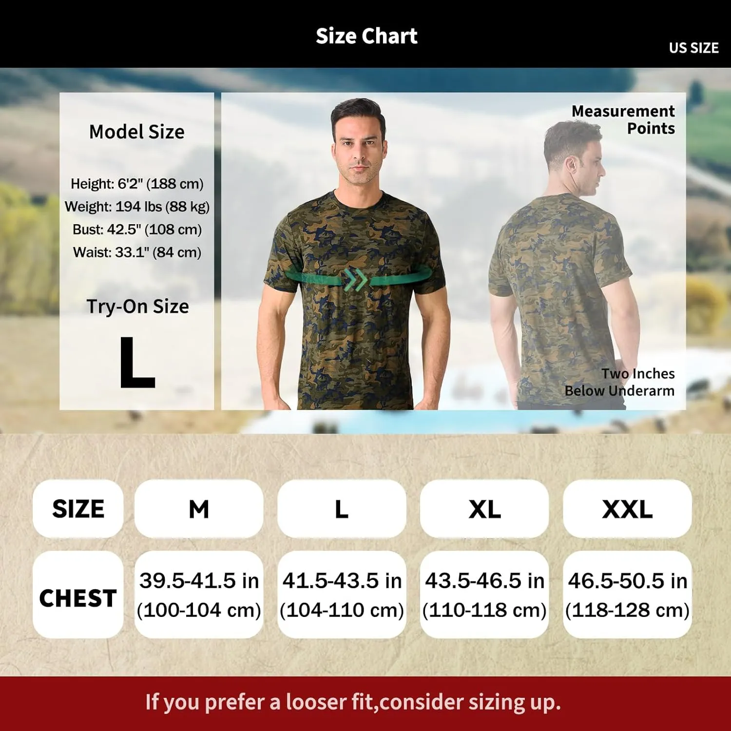 Merino Protect 100% Merino Wool T-Shirt for Men Short Sleeve Slim Fit Undershirt Soft Lightweight Tee Shirt for Travel Hiking