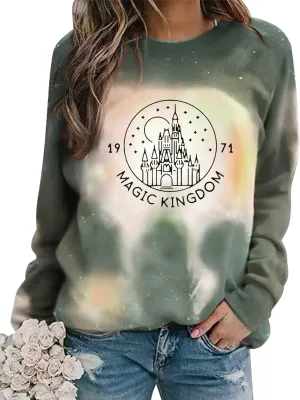 MNLYBABY I Am Done Adulting Sweatshirt for Women Cute Graphic Sweatshirts Casual Long Sleeve Vacation Trip Shirt Tops