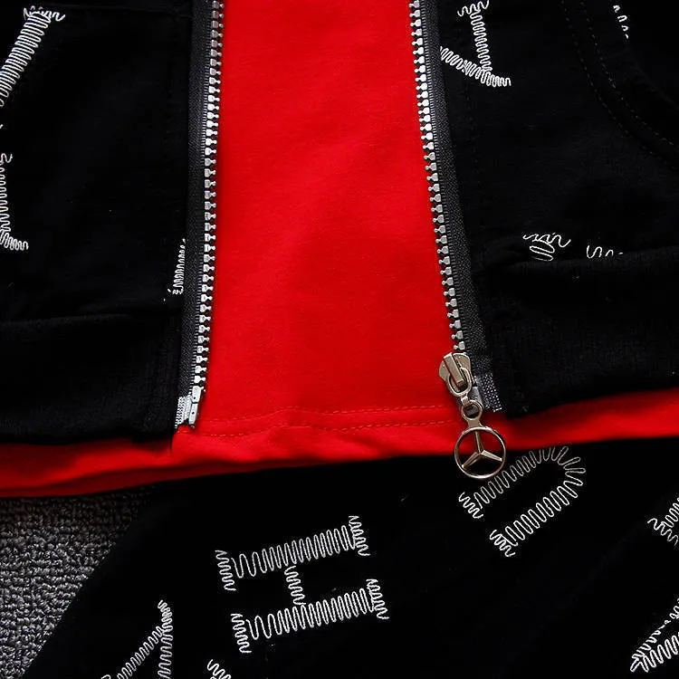 Mqtime Baby Boys Clothes Sets Spring Autumn New Kids Fashion Cotton Casual Coats hoodies pants 3pcs For Children Boys Sports Suit
