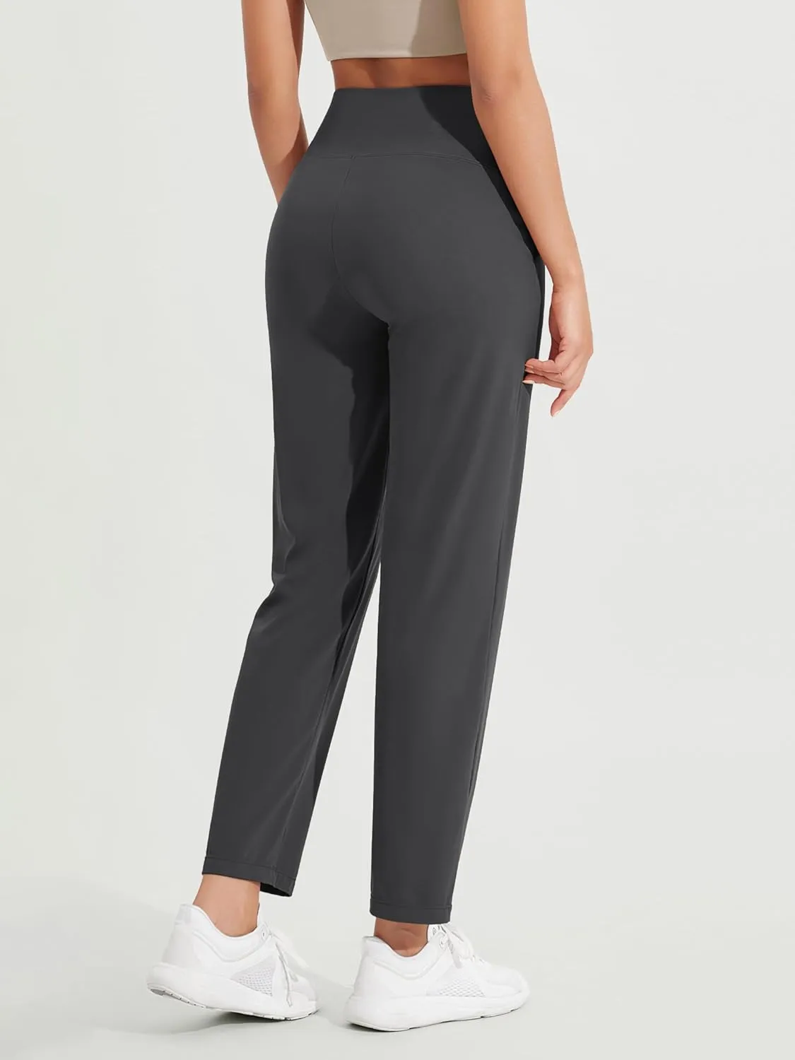 ODODOS Cloud Feeling Jogger Pants with Pockets for Women High Waist Sweatpants Casual Lounge Ankle Pants