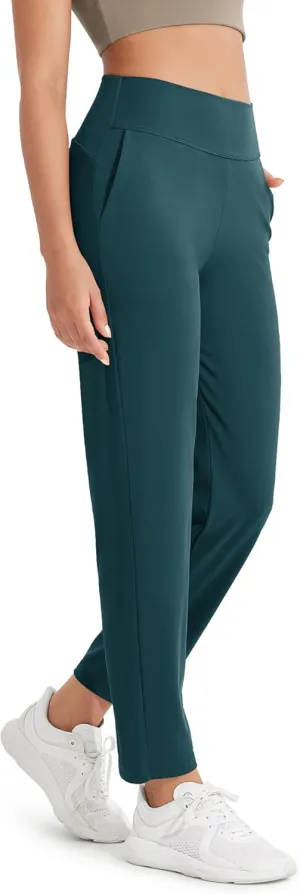 ODODOS Cloud Feeling Jogger Pants with Pockets for Women High Waist Sweatpants Casual Lounge Ankle Pants
