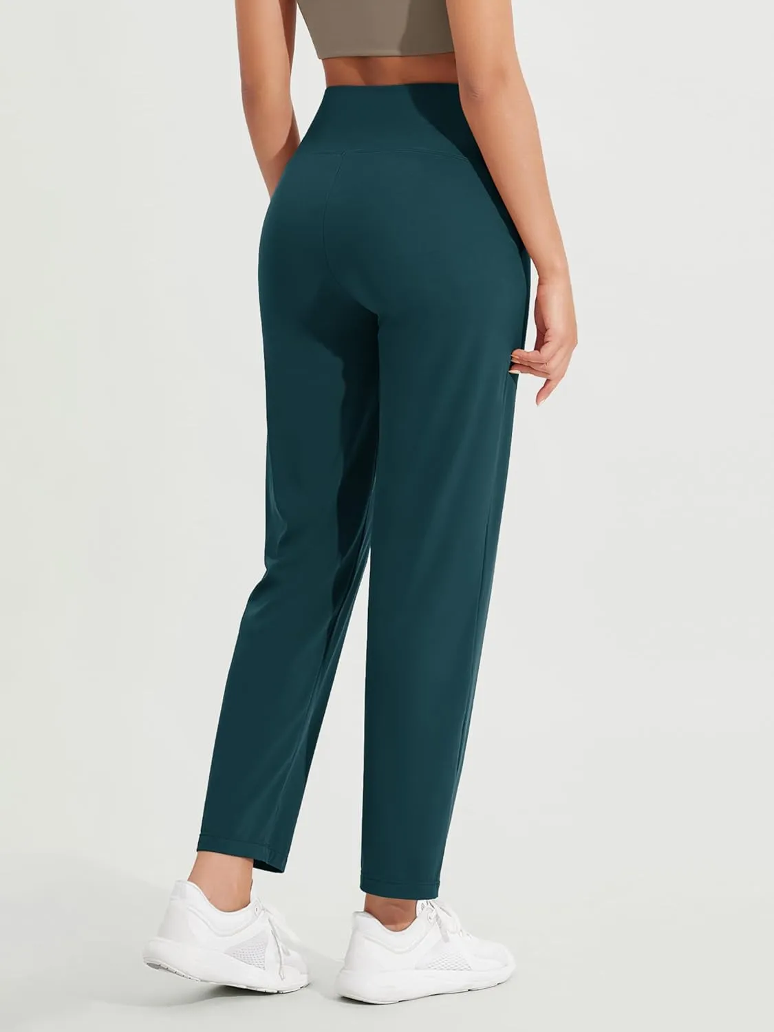 ODODOS Cloud Feeling Jogger Pants with Pockets for Women High Waist Sweatpants Casual Lounge Ankle Pants