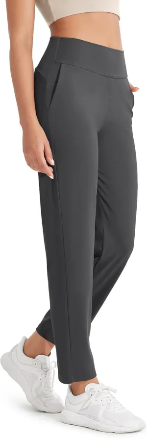ODODOS Cloud Feeling Jogger Pants with Pockets for Women High Waist Sweatpants Casual Lounge Ankle Pants