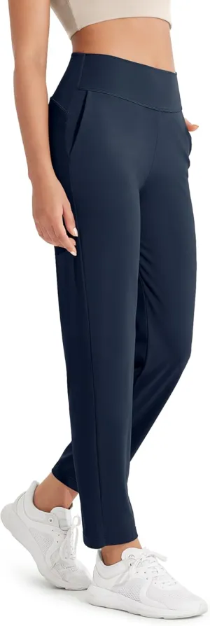 ODODOS Cloud Feeling Jogger Pants with Pockets for Women High Waist Sweatpants Casual Lounge Ankle Pants