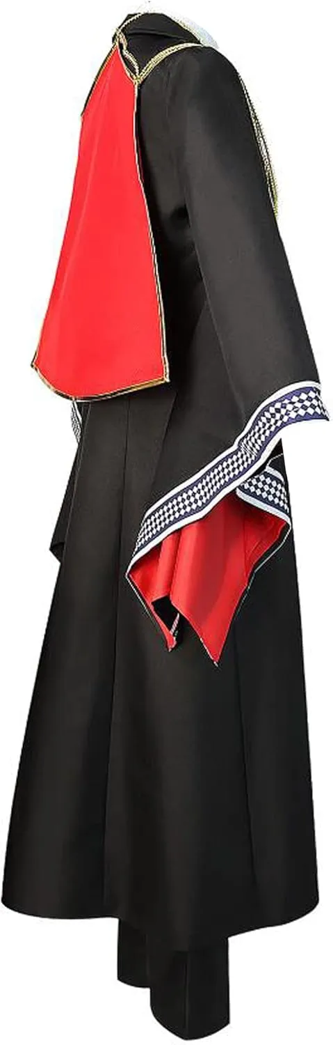 Poetic Walk Anime Cosplay Costume Cloak Coat Vest Shirt Pants Elias Ainsworth Mens Halloween