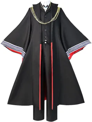 Poetic Walk Anime Cosplay Costume Cloak Coat Vest Shirt Pants Elias Ainsworth Mens Halloween