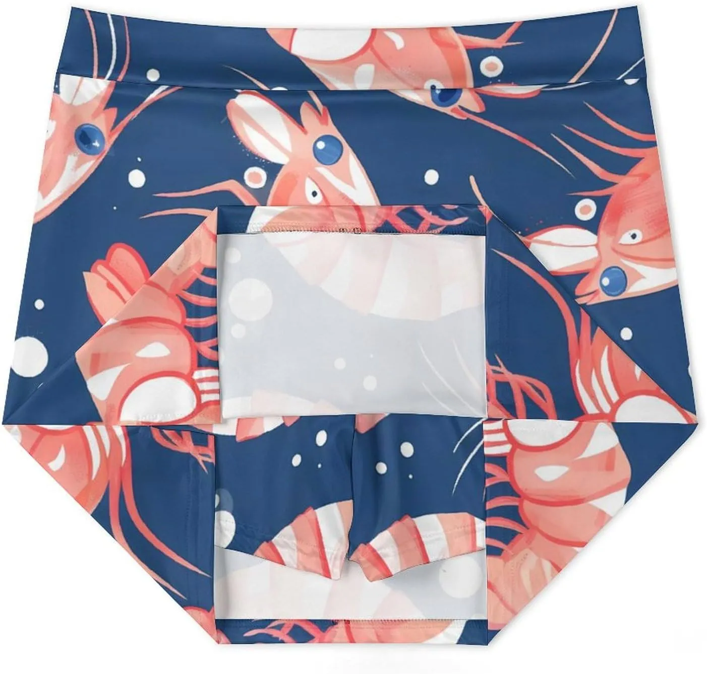 Prawn Shrimp Women's Skort Athletic Skirt Golf Skorts A-line Skirts with Built-in Shorts Pockets