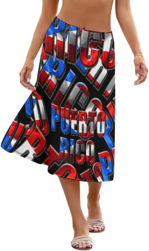 Puerto Rico Flag Jumpsuit Casual for Women Spring Summer Party Clothes