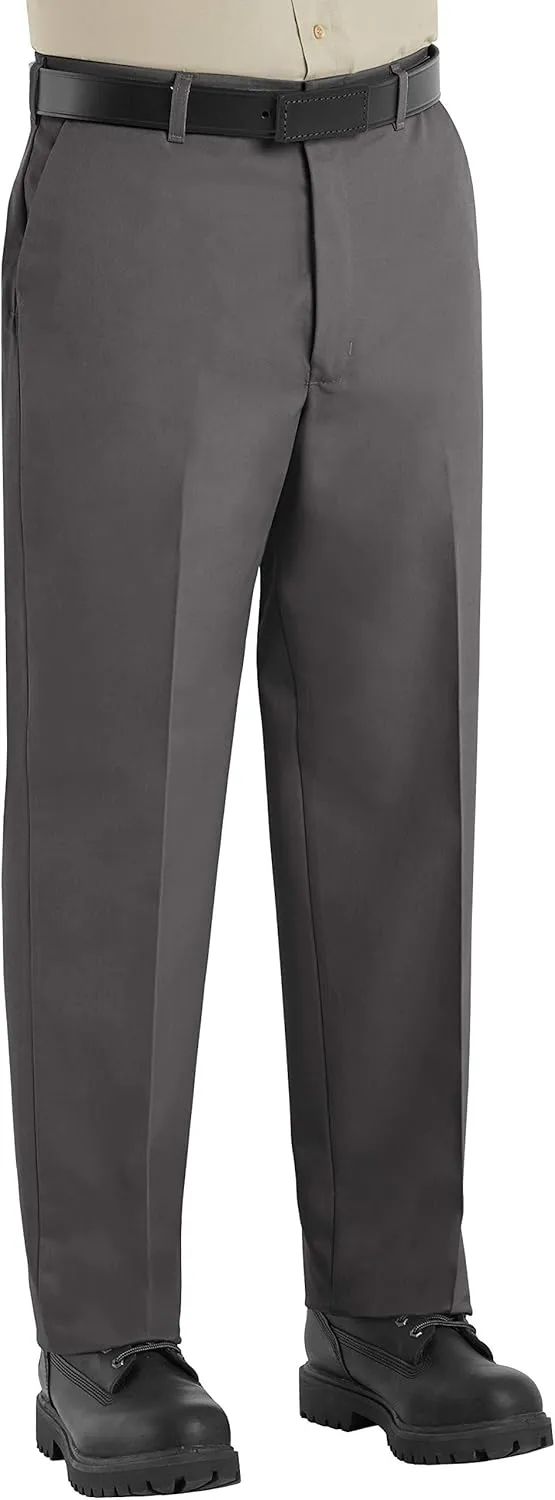 Red Kap Men's Wrinkle-Free Regular Fit Twill Blend Work Pants