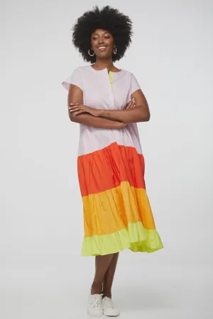 Ruffle Dress - Sorbet