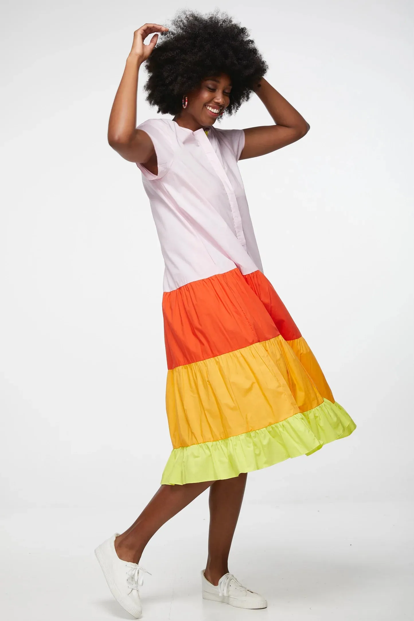 Ruffle Dress - Sorbet