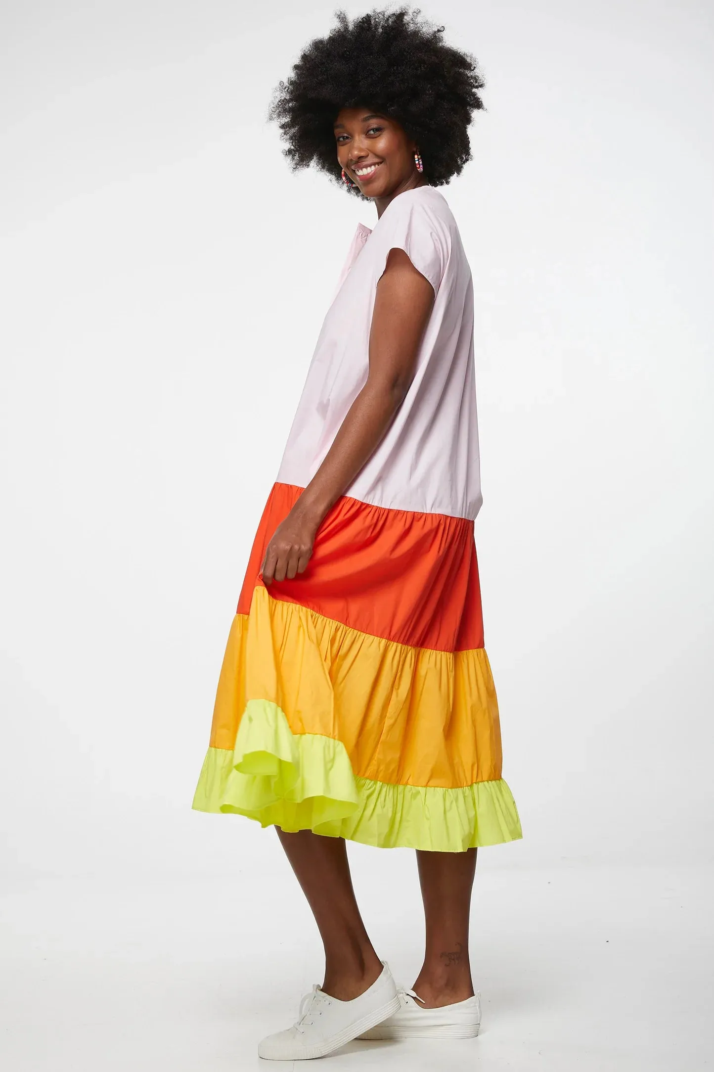 Ruffle Dress - Sorbet