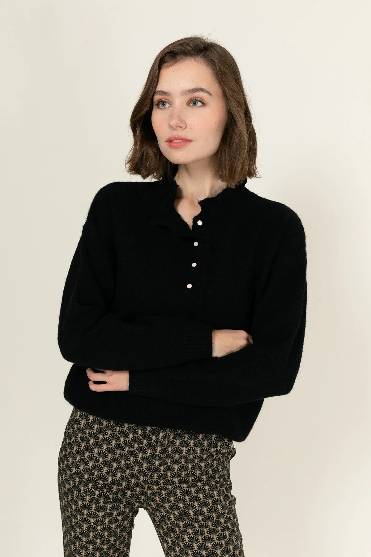 SASU Mesh Knit Lady Sweater